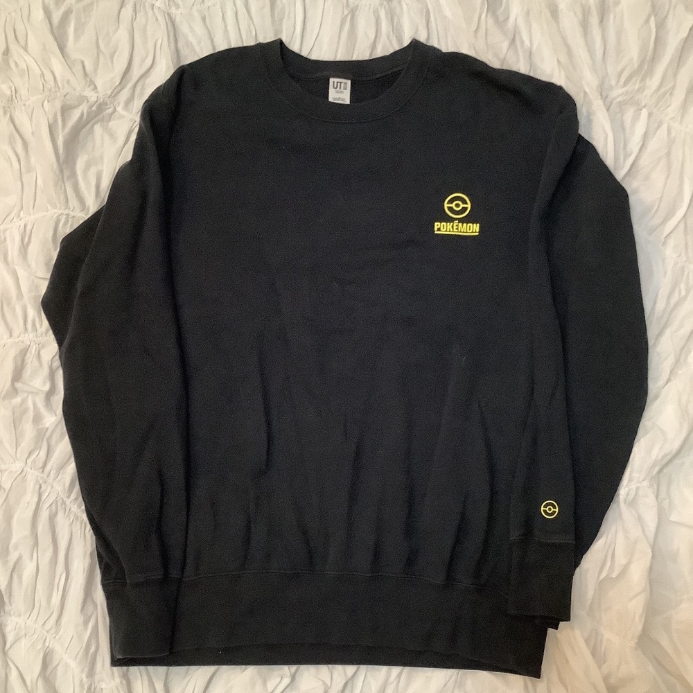 Black Crewneck Pokémon Sweater